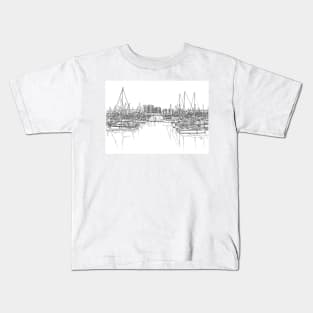 Boats in London Kids T-Shirt